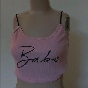 Babe tank top 💕